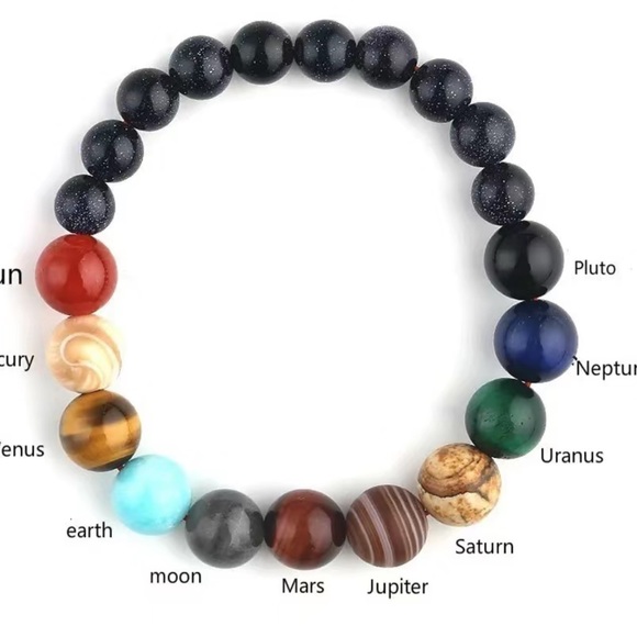 Planetary gemstone bracelet - Picture 12 of 14